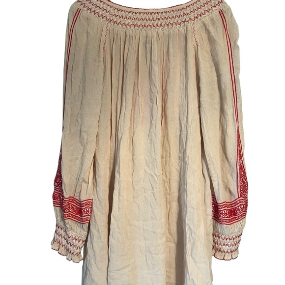 Free People Boho Embroidered Dress with Tassels - Picture 9 of 11